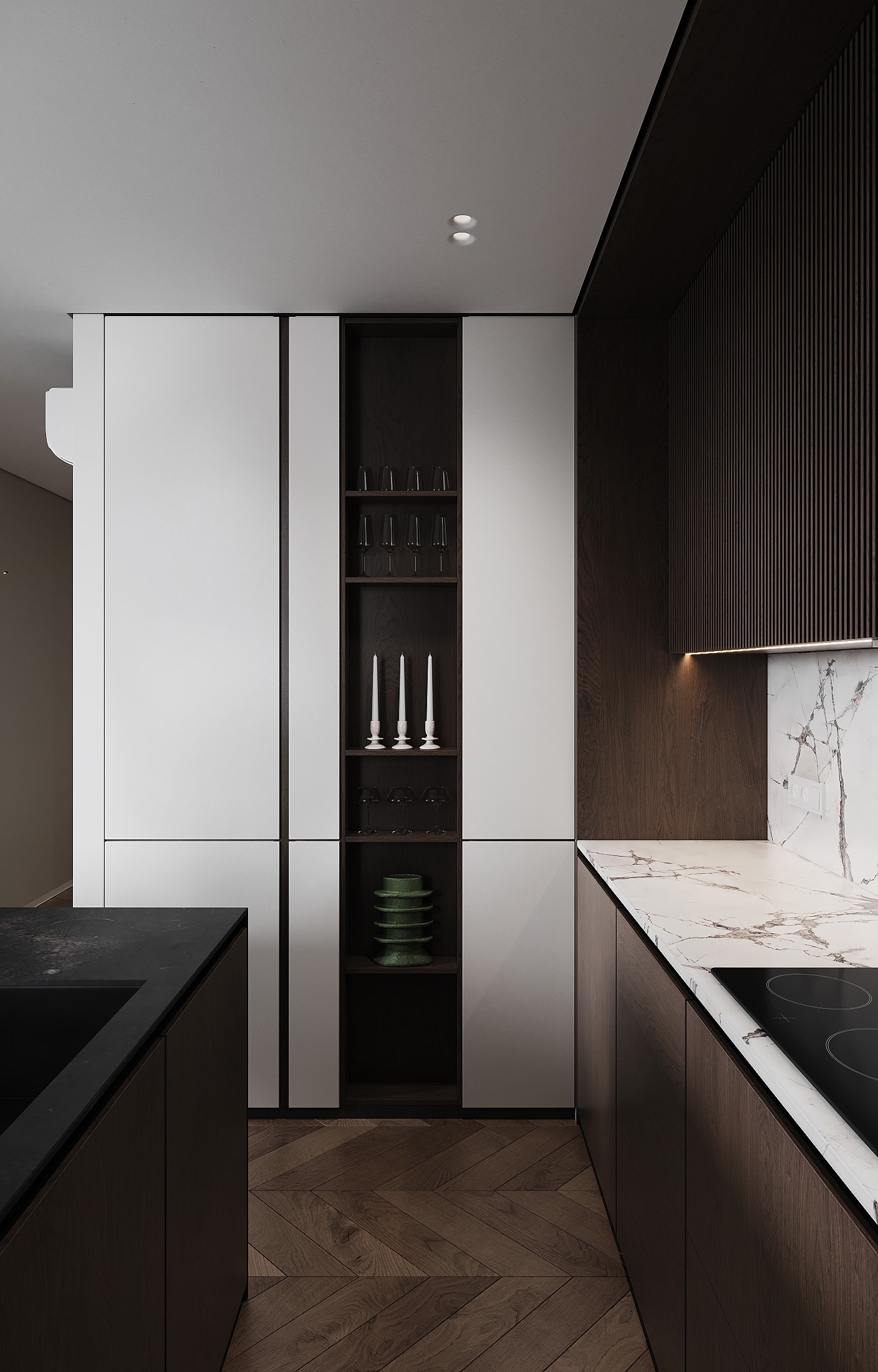 Kitchen joinery and stone — Residence 37