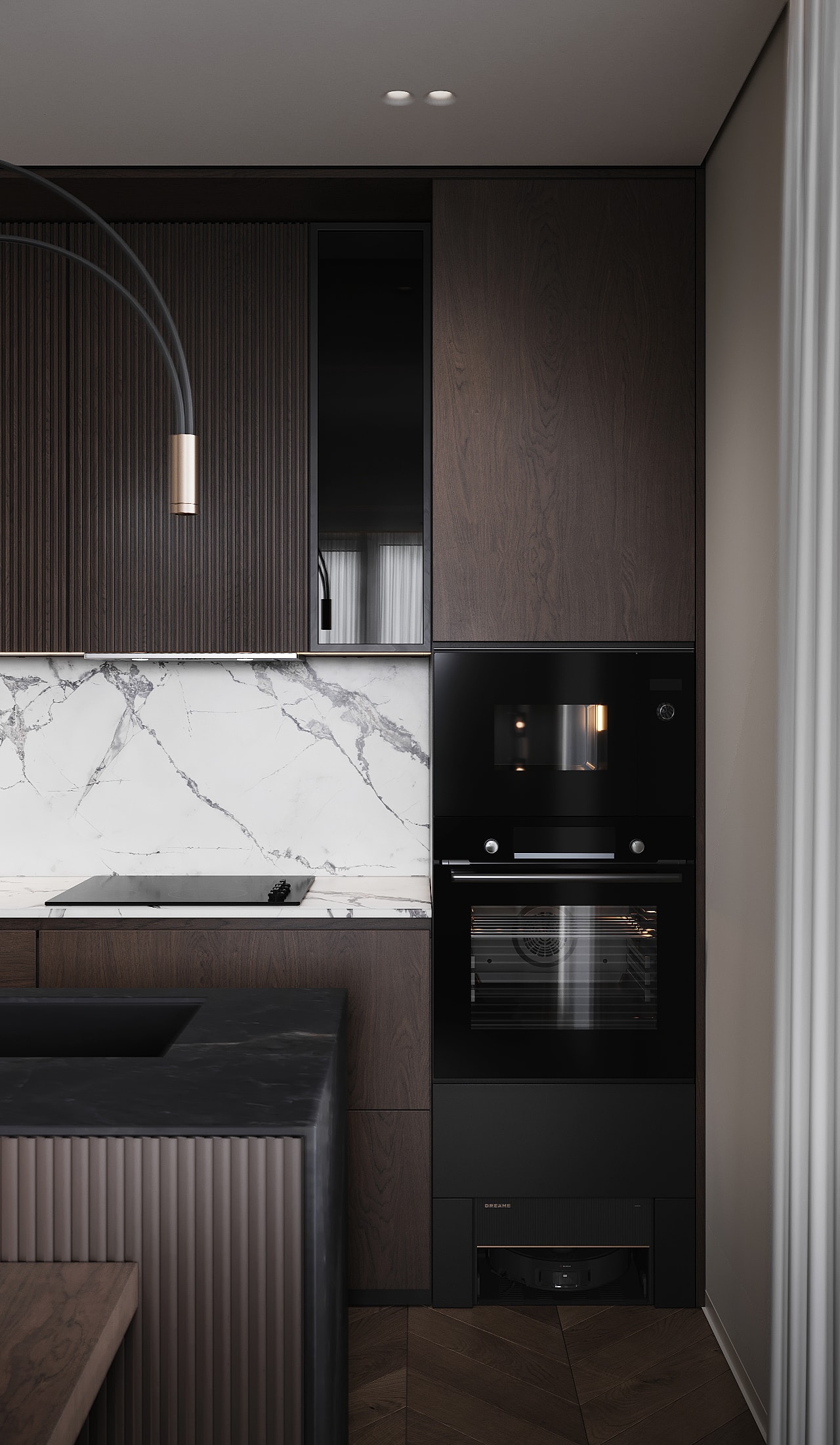 Kitchen fronts and integrated appliances — Residence 37