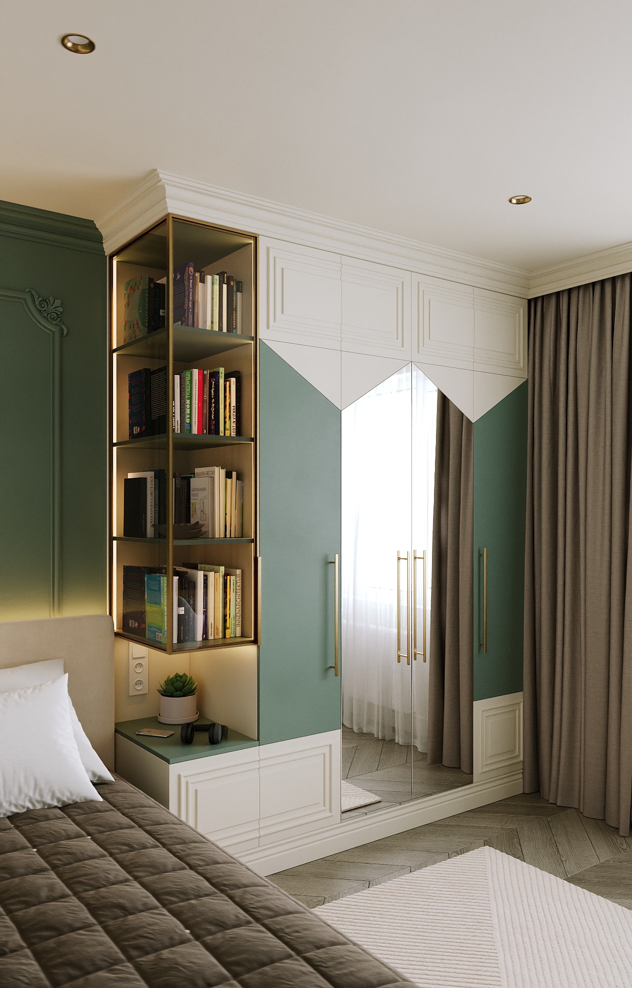 Child’s room, storage and bed — Shukhevycha family residence / Sambir