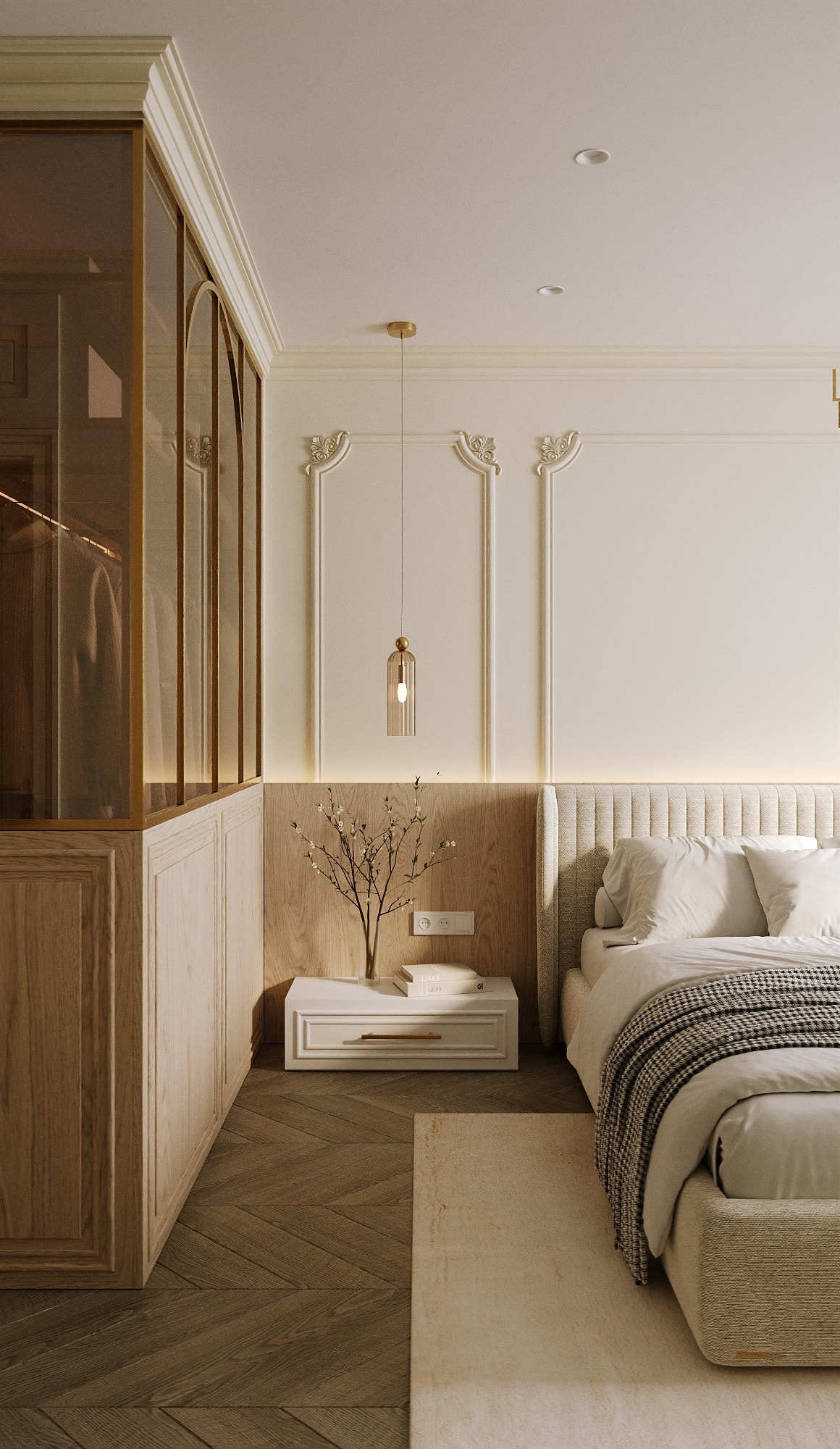 Main bedroom from another angle — Shukhevycha family residence / Sambir