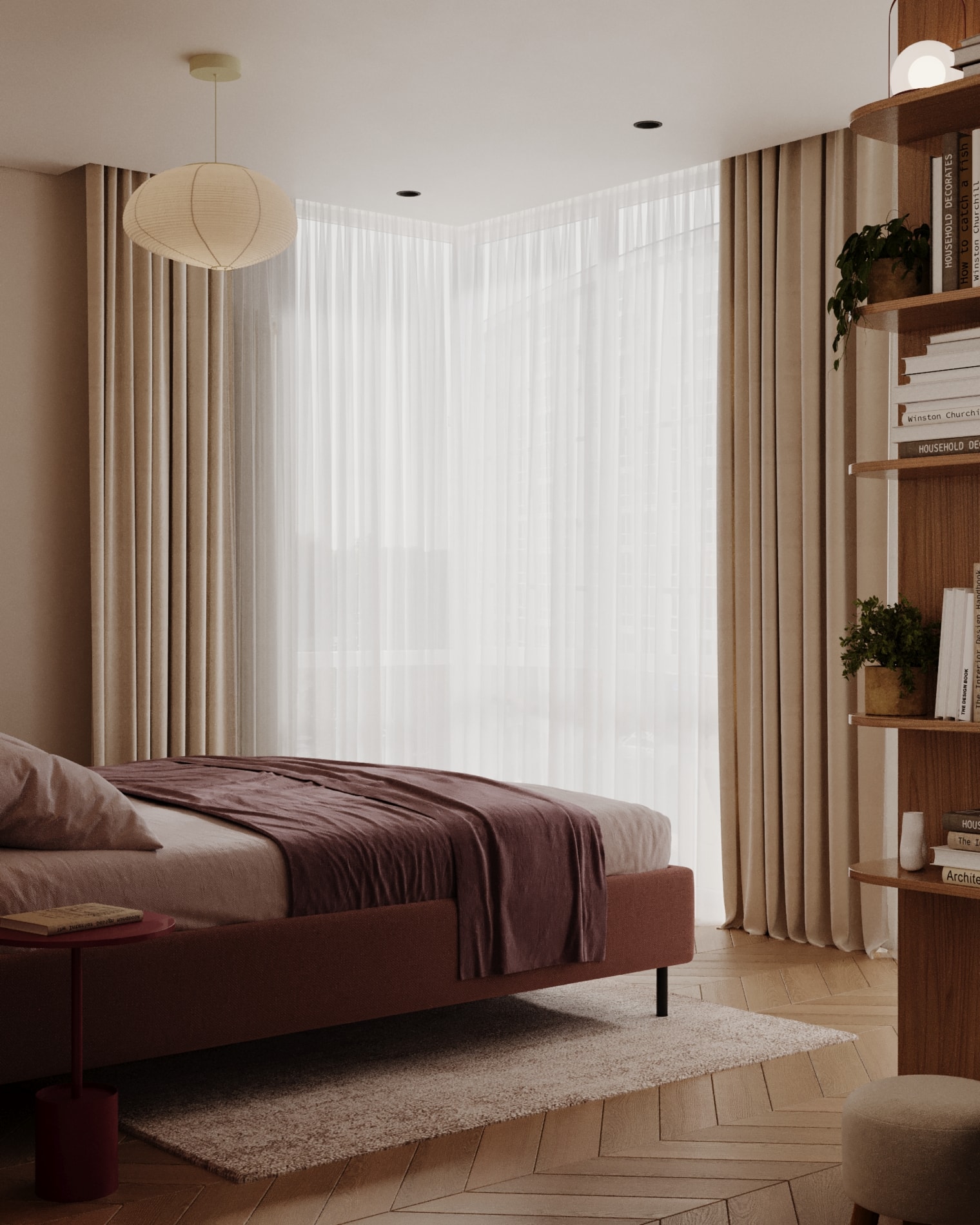 Bedroom, daylight and window — Silent Park