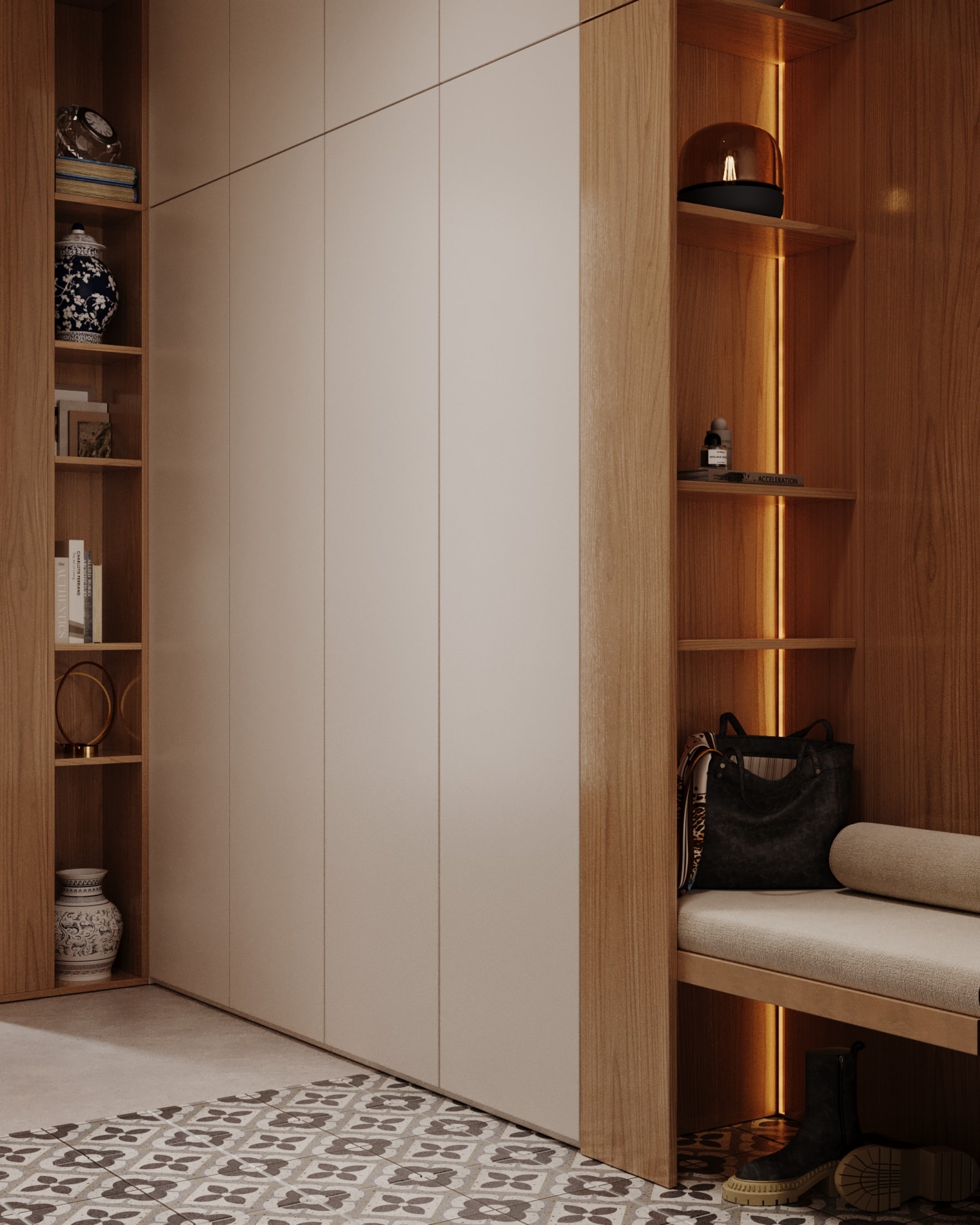 Integrated living-room storage — Silent Park