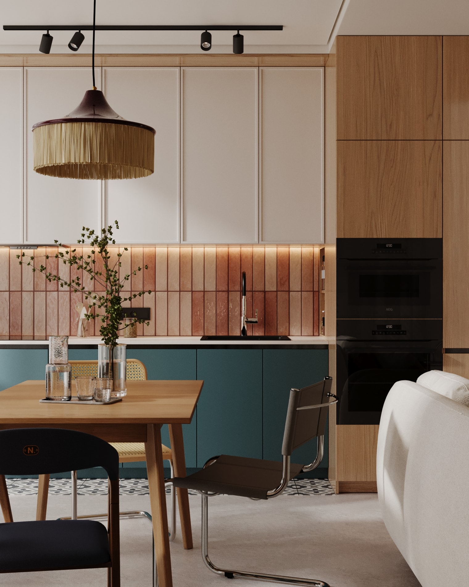 Kitchen joinery and lighting — Silent Park