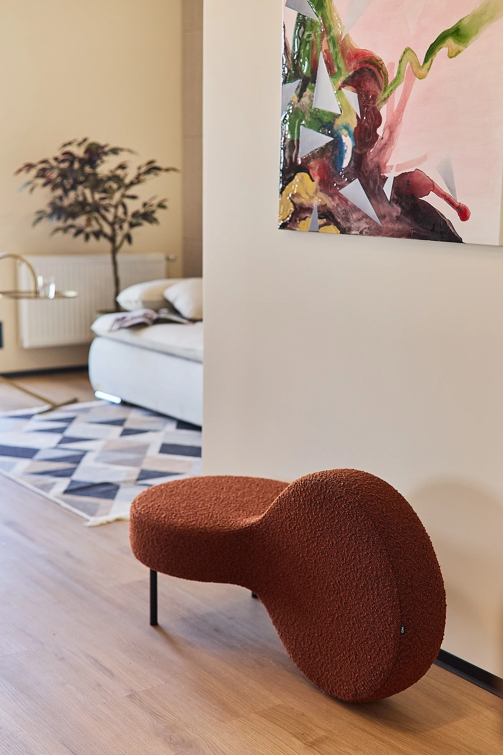 Materials and objects in an ARDOME interior